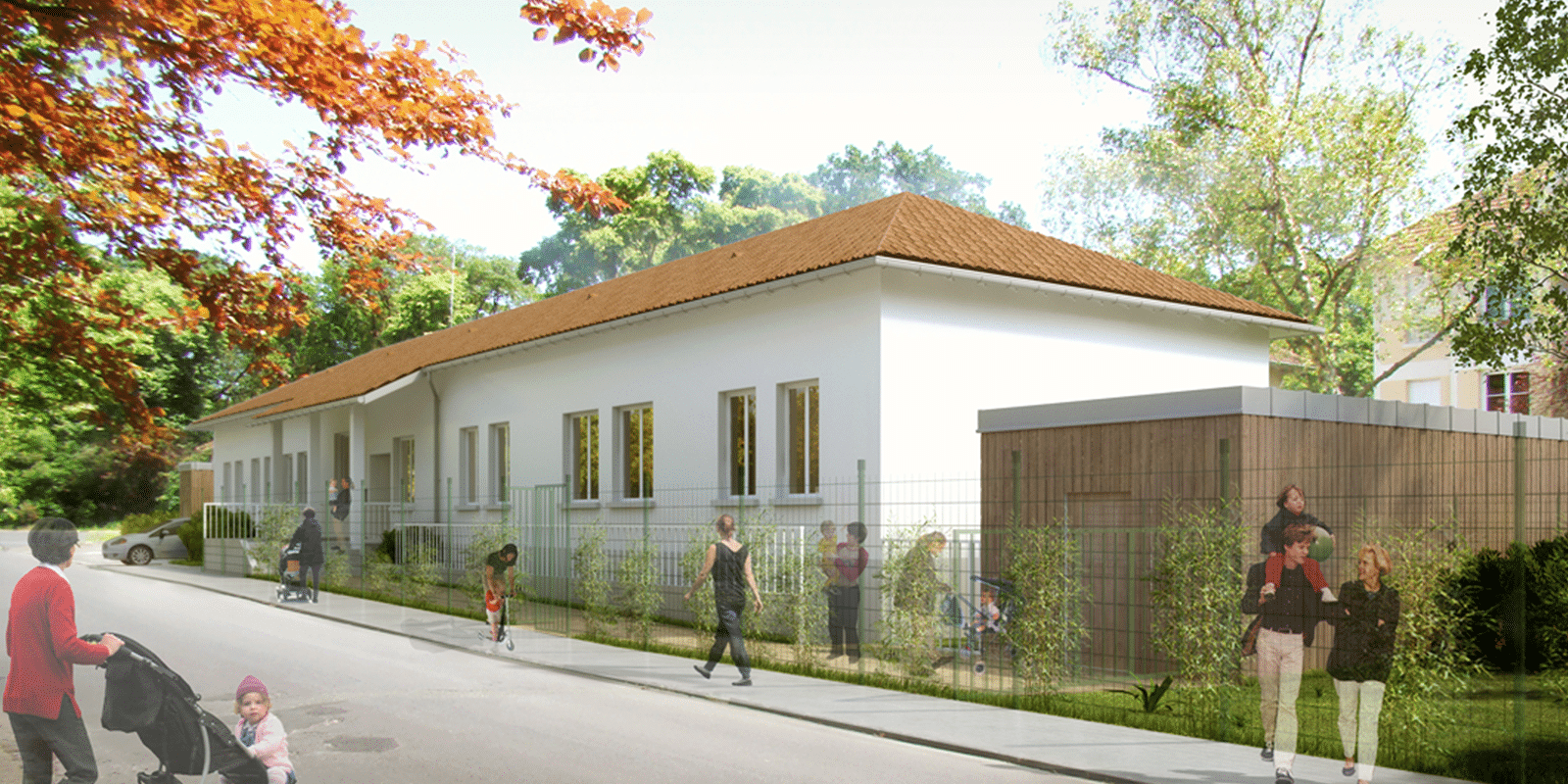 Réhabilitation de la crèche Les petits loups des bois – Draveil