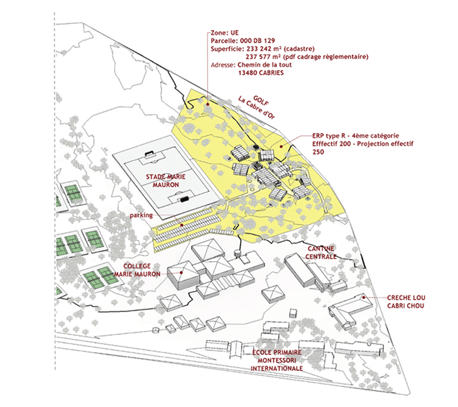 Projet de construction d’un Centre de Loisirs dans la pinède – Cabriès